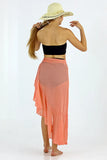 Ruffle Wrap Beach Skirt