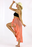 Ruffle Wrap Beach Skirt