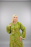 Women's floral abaya