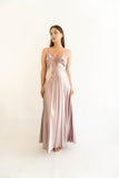 Satin Long Dress