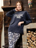 Women's winter two-piece pajamas