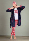 Elegant women's winter pajamas