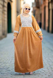 Women's winter plush abaya