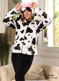 Elegant cow pajama jumpsui