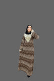 Women's tiger print abaya