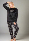 Elegant women's winter pajamas