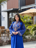 Women's floral summer abaya