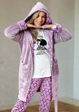 Women's winter pajamas 3 pieces