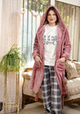 Women's winter pajamas + short robe