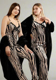 Elegant women's winter pajamas 3 pieces