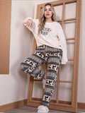 Elegant women's winter pajamas