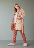 Elegant women's pajamas + short robe