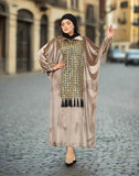 Women's winter abaya made of French velvet