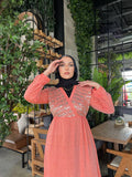 Women's summer abaya with long sleeves