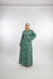 Women's floral abaya