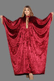 Women's abaya, free size, winter, French velvet braka