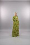 Women's floral abaya