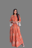 Women's summer printed abaya