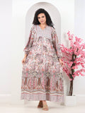 Women's floral summer abaya