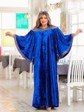 Women's abaya with wide sleeves