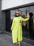 Floral summer women's abaya
