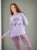 Elegant women's winter pajamas