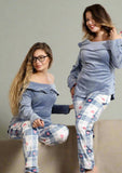 Women's winter pajamas 2 pieces