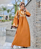 Women's abaya, summer tree