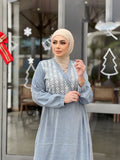 Women's summer abaya with long sleeves