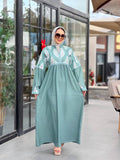 Women's abaya, summer tree