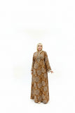 Women's floral abaya