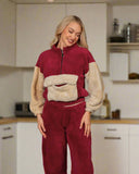 Two-piece winter pajamas, a T-shirt made of Turkish Lycra and high-quality Lycra pants made of Turkish Lycra.