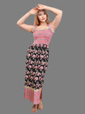 Women's long floral dress