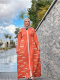 Women's summer abaya with long sleeves