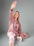 Women's winter pajamas, 2 pieces