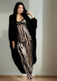 Elegant women's winter pajamas 3 pieces