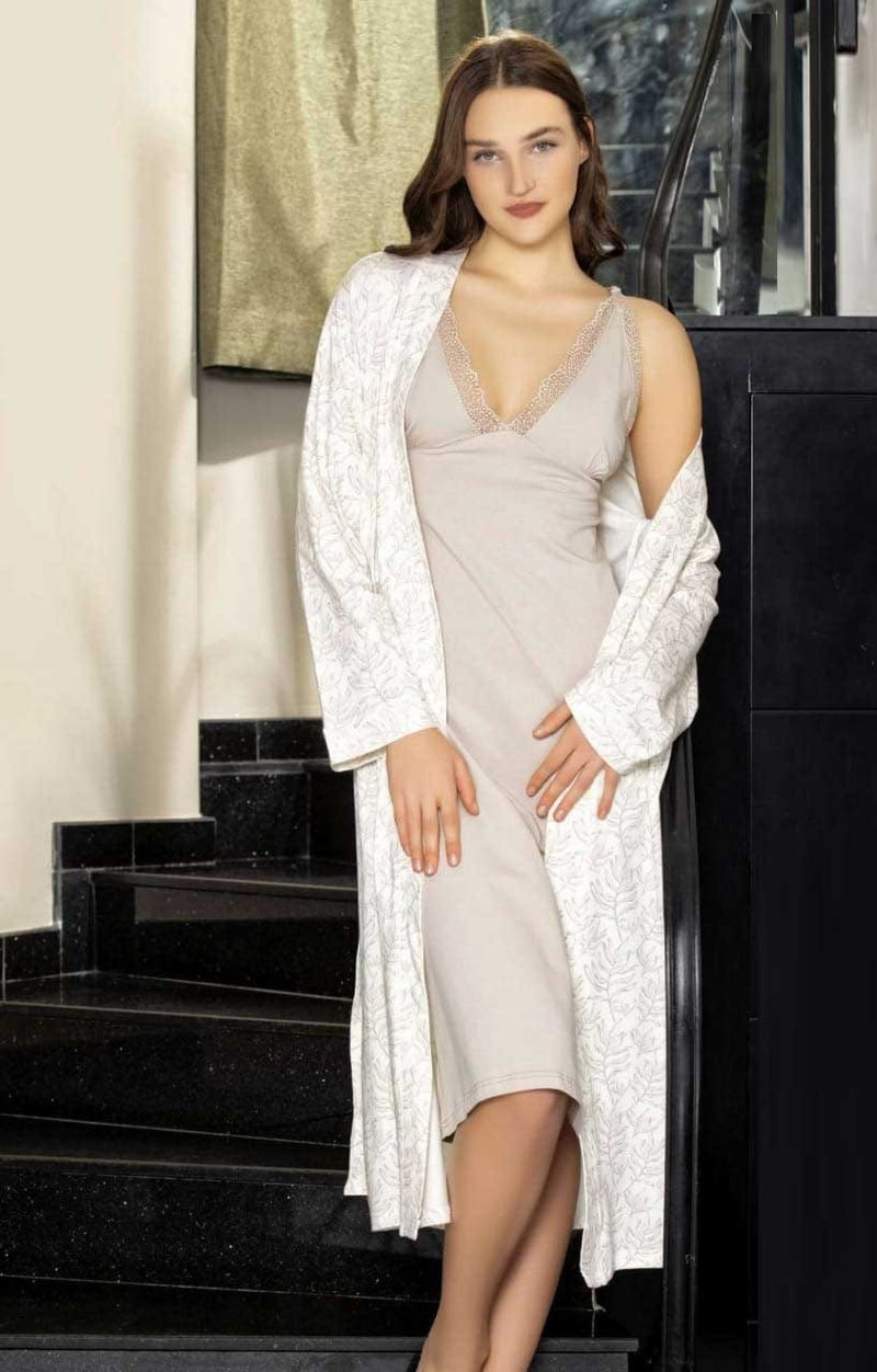 Sleepwear with an elegant robe