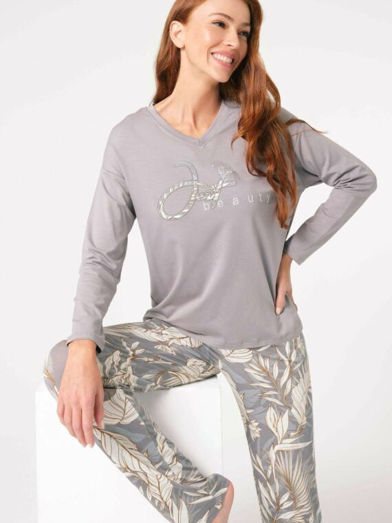 Women’s Long Sleeve T-Shirt and Trousers Set