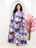 Women's summer floral abaya