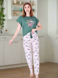 Women's summer floral pajamas