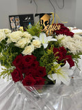 Flower bouquet of 50 roses