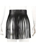 1pc Steampunk Y2K Women Tassel Decor Fashionable Waist Skirt For Daily Decoration For Coats And Dresses