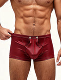 Sexy PU Leather Open Crotch Men Boxer Egypt