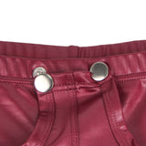 Sexy PU Leather Open Crotch Men Boxer Egypt