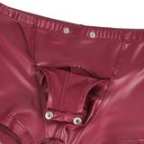 Sexy PU Leather Open Crotch Men Boxer Egypt