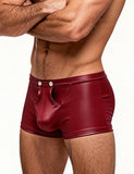 Sexy PU Leather Open Crotch Men Boxer Egypt