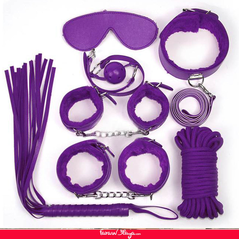 Purple Leather Bondage Adult Sexy Toys Sm Sexy Product BDSM Egypt