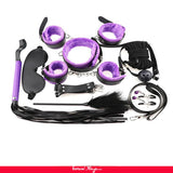 Purple Leather Bondage Adult Sexy Toys Sm Sexy Product BDSM