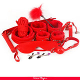 Red Leather Bondage Adult Sexy Toys Sm Sexy Product