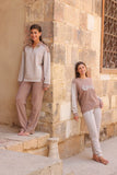 Casual Stripes Quarter-Zip Tracksuit